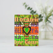 1つの国のすべてのアフリカ。ケニア国旗 ポストカード (スタンド正面)