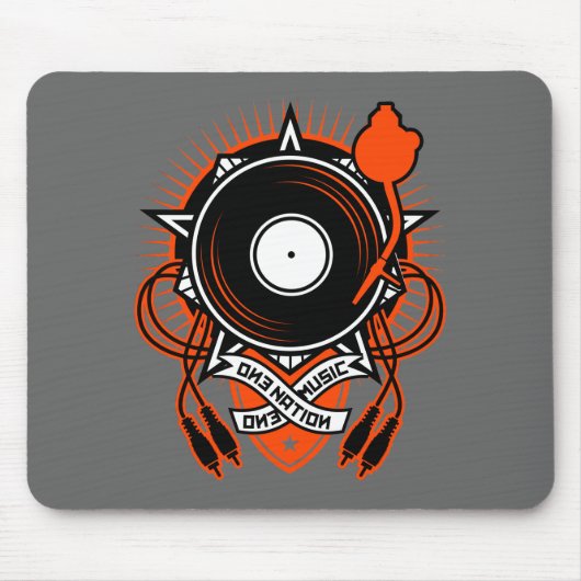 "1つの国家、1音楽"マウスパッド マウスパッド (正面)