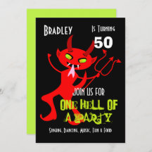 1つの地獄のパーティーお祝いパーティー パーソナライズされた