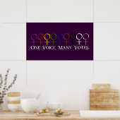 1つの声、多くの投票 ポスター (キッチン)