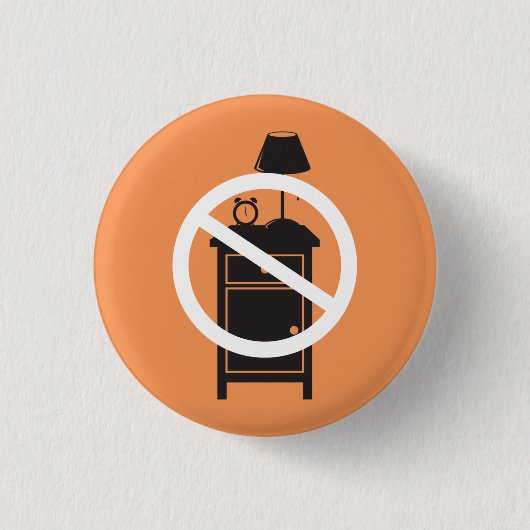 1つの夜立場 缶バッジ (正面)