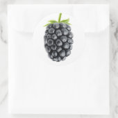 1つの大きなブラックベリー ラウンドシール (バッグ)