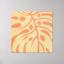 1つの大きなモンステラ キャンバスプリント