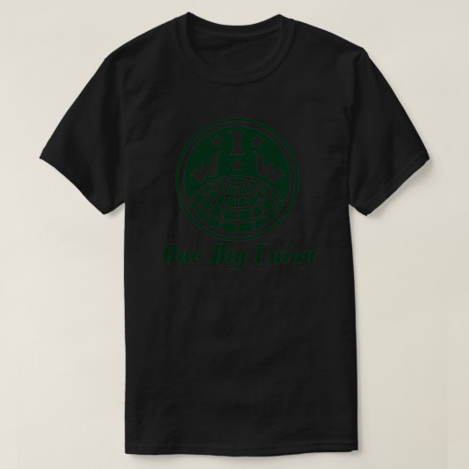1つの大きなユニオングリーン Tシャツ (デザイン正面)