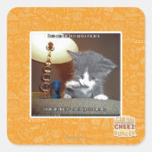 1つの小さなステップの私を傷つける スクエアシール (正面)