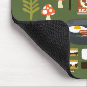 1つの幸せなキャンパー マウスパッド (コーナー)