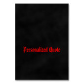 1つの座席表とラベル テーブルナンバー (裏面)