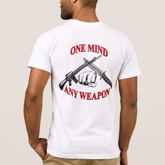 1つの心武器MCMAP Tシャツ (裏面)