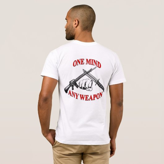 1つの心武器MCMAP Tシャツ (裏面フル)