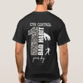 1つの悪い習慣があなたの日を支配する モチベーション Tシャツ (裏面)