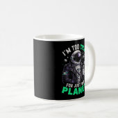1つの惑星では物足りないほどカッコイイ コーヒーマグカップ (正面右)