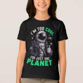 1つの惑星では物足りない トライブレンドTシャツ (正面)