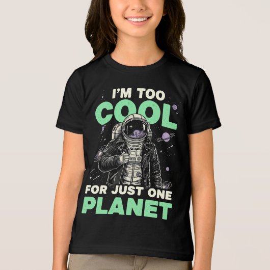1つの惑星では物足りない トライブレンドＴシャツ (正面)