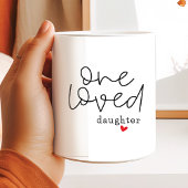1つの愛する娘 コーヒーマグカップ