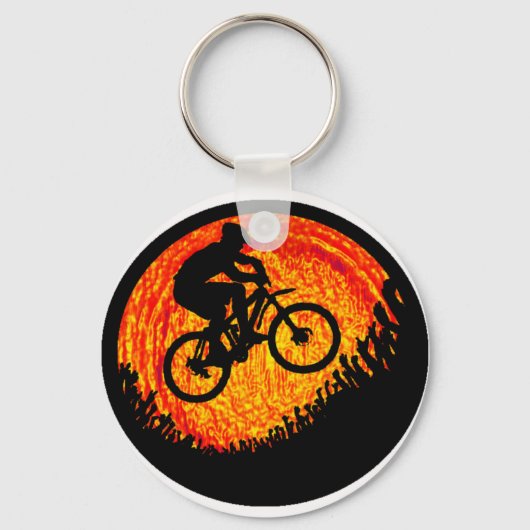 1つの愛を自転車で走る キーホルダー (正面)