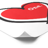 1つの愛。 ポスター (角)