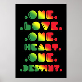 1つの愛、1つのハート、1つの運命 ポスター