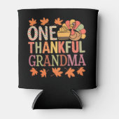 1つの感謝のおばあちゃんナナターキー感謝の日 缶クーラー (正面)