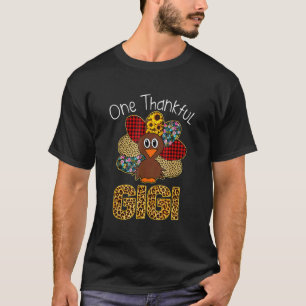 1つの感謝のギジトルコleopart感謝祭 tシャツ