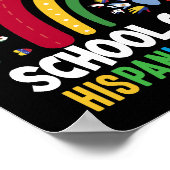 1つの感謝のスクールカウンセラーのヒスパニック伝統 ポスター (角)