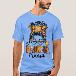 1つの感謝のマおもしろいマメッシーパン秋秋 Tシャツ