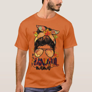 1つの感謝のマおもしろいマメッシーパン秋秋 Tシャツ