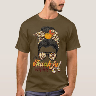 1つの感謝のマおもしろいマメッシーパン秋秋 Tシャツ