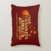 1つの感謝のママ母の感謝祭 アクセントクッション (正面(垂直))