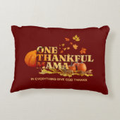 1つの感謝のママ母の感謝祭 アクセントクッション (裏面)