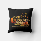 1つの感謝のママ母の感謝祭 クッション (裏面)