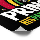 1つの感謝の主ヒスパニック伝統月 ポスター (角)