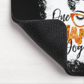 1つの感謝の犬の母Thanksgiving乱雑なパンかわいい マウスパッド (コーナー)