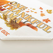 1つの感謝ママ母スタイリッシュ感謝祭 シェルパブランケット (3/4)