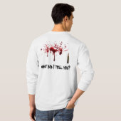 1つの打撃、1の殺害は、従って操業を…得ます Tシャツ (裏面フル)