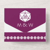 1つの招待状でワインでシックな卓上 オールインワン招待状 (裏面)