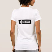 1つの方法(前部及び背部) Tシャツ (裏面)