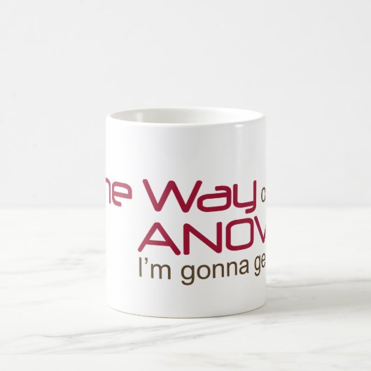 1つの方法ANOVAマグ コーヒーマグカップ (中央)