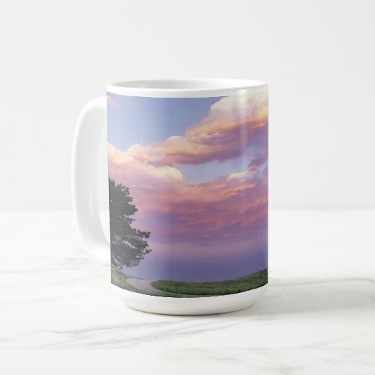 1つの日の一度に写真のマグ コーヒーマグカップ (正面左)