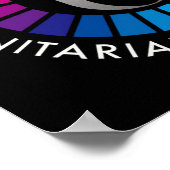 1つの明るいウィンドウのユニタニズム ポスター (角)