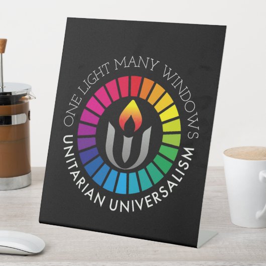 1つの明るいウィンドウのユニタニズム 台座サイン (インサイチュ)