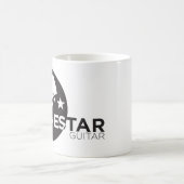 1つの星のギターのコーヒー・マグ コーヒーマグカップ (中央)
