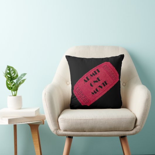 "1つの映画チケット" JTGの芸術の枕是認して下さい クッション (椅子)