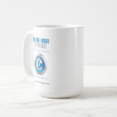 1つの時間の版権のコーヒー・マグ コーヒーマグカップ (正面左)