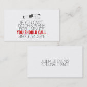 1つの最低の板の個人的なフィットネスのトレーナーの名刺 名刺 (正面/裏面)