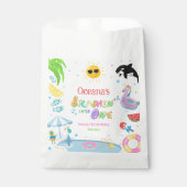 1つの最初の誕生日プールパーティーへのスプラシン フェイバーバッグ (正面)