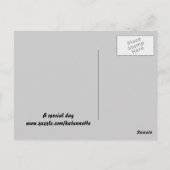 1つの最後のキスの郵便はがき ポストカード (裏面)