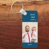 1つの最高の編集可能カラーカスタムフォトキーチェーン キーホルダー (正面)