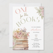 1つの本の最初の誕生日招待状 招待状 (正面)