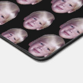 1つの浮動ヘッドフォトを追加 – ランダムパターンブラック デスクマット (コーナー)