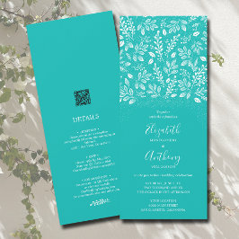 1つの海のガラスの中のすべての植物性の結婚式招待状 招待状